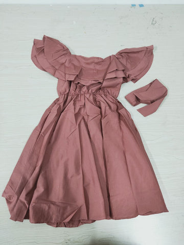 Image of Neploe New Arrival Strapless Women Short  Dress 2020 Solid Summer Slash Neck Vestido Korean Ruffles Sashes One Size Robe 43077